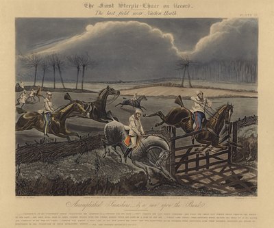 The First Steeple Chase on Record by Henry Thomas Alken